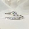 Elegant Open Solitaire Diamond Ring